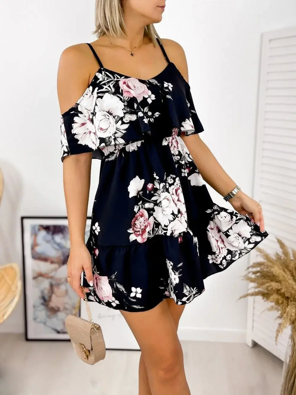 Wilma | V-Hals Maxi Jurk