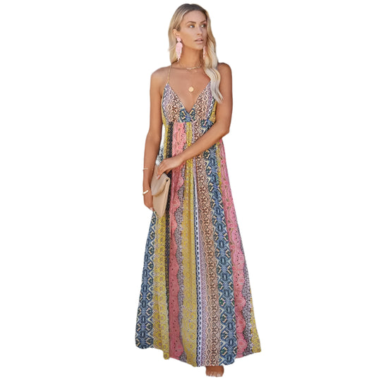 Jinky | Lange Boho Zomerjurk