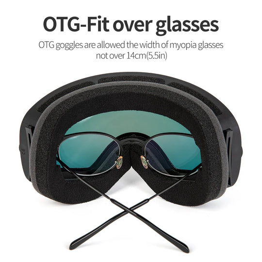 Unisex skibril UV400 anticondens