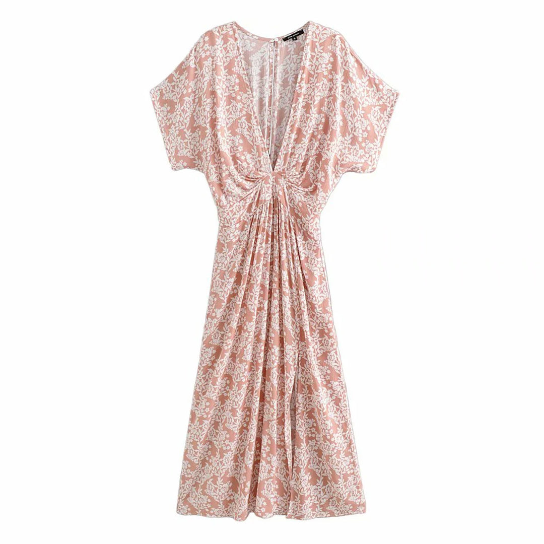 Keara | Boho Bloemen Maxi Jurk