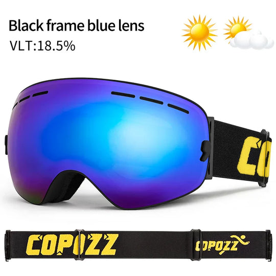 Unisex skibril UV400 anticondens
