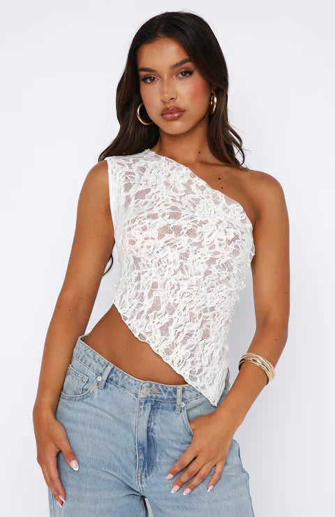 Chelsea | Elegante top met één schouder