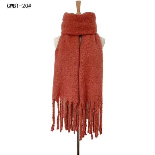 Gwendaira | Luxe Kasjmier Dames Sjaal met Franjes