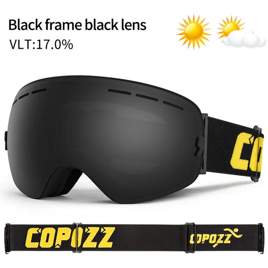 Unisex skibril UV400 anticondens
