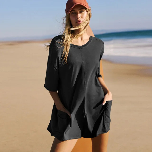 NOA - Oversized T-shirt Romper