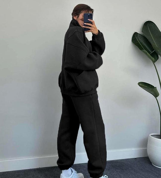 Frauke | Set van ritsjack en joggingbroek met koord