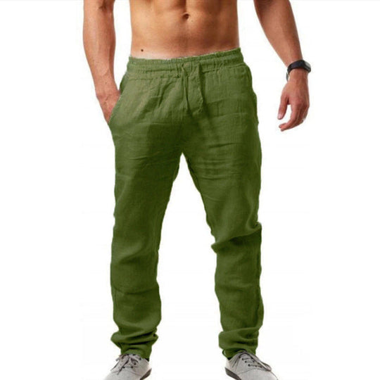 Mathias | Stijlvolle linnen broek