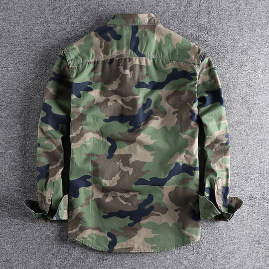Sinclair | Camouflage-overhemd met borstzakken