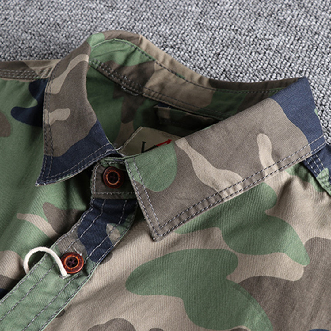 Sinclair | Camouflage-overhemd met borstzakken