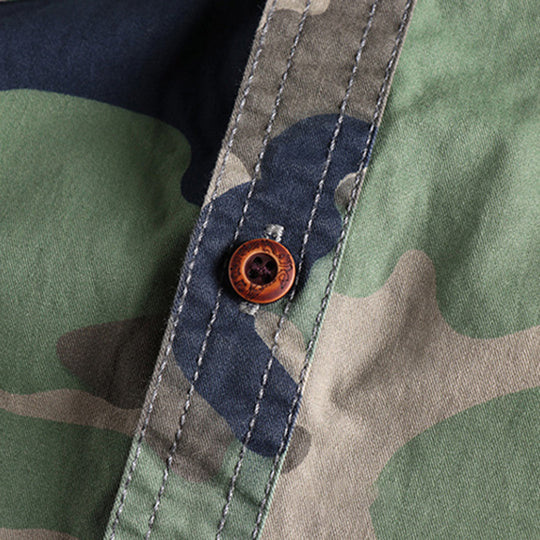 Sinclair | Camouflage-overhemd met borstzakken