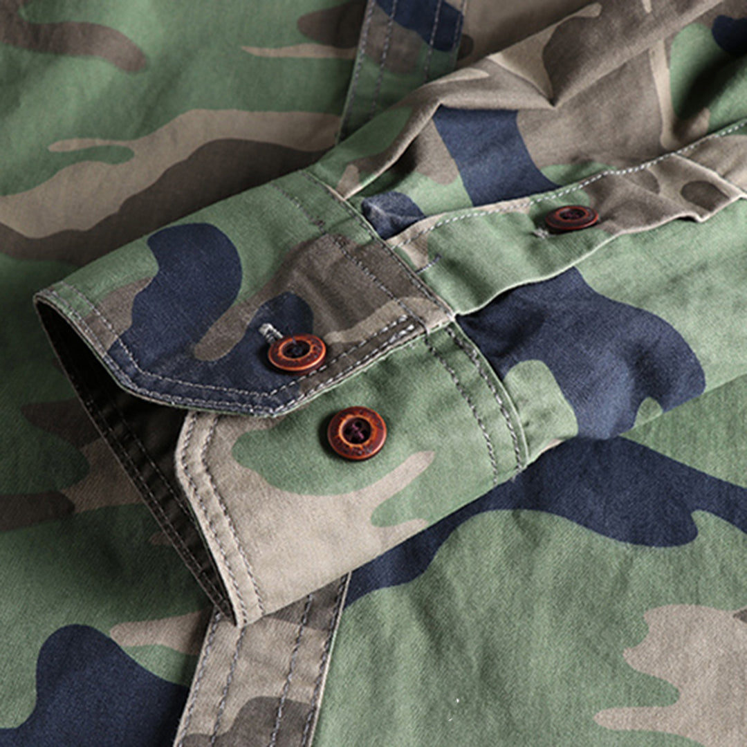 Sinclair | Camouflage-overhemd met borstzakken