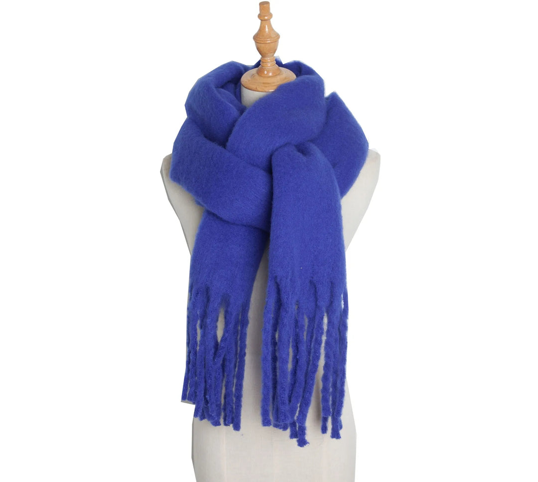 Gwendaira | Luxe Kasjmier Dames Sjaal met Franjes