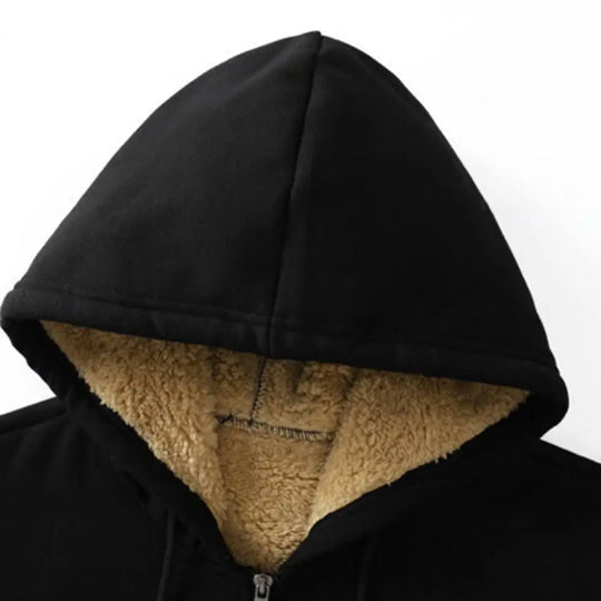 Trendy Lamswollen Jasje met Ritssluiting, Unisex