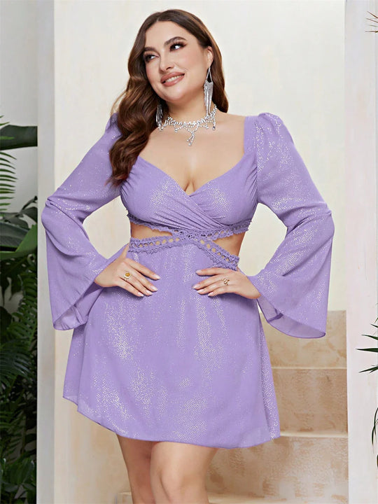 Berta | Elegante kanten jurk in grote maten