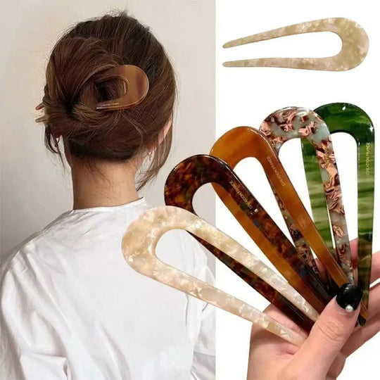 U-vormige Haarspeld – Moderne Stijl & Elegantie