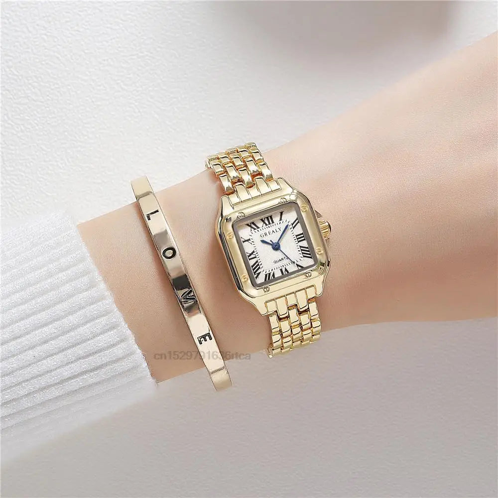 Coralie | Dames Quarzuhr Goud
