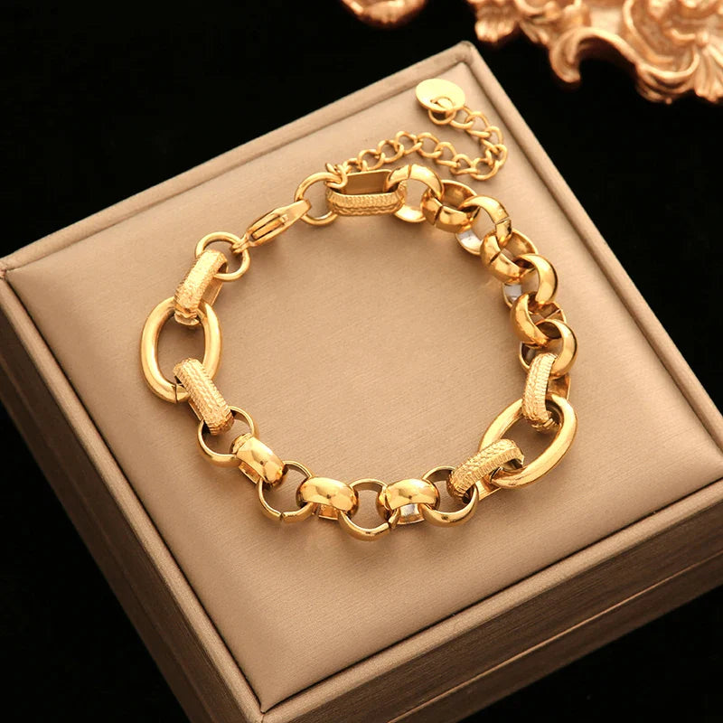 Sofie | Verguld Rvs Armband
