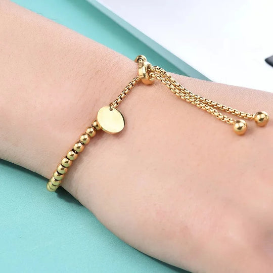 Norina | Gouden Kralenarmband