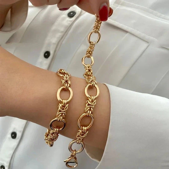 Romina | Gouden Punk Armband