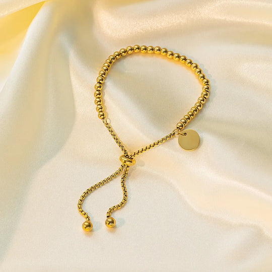 Norina | Gouden Kralenarmband