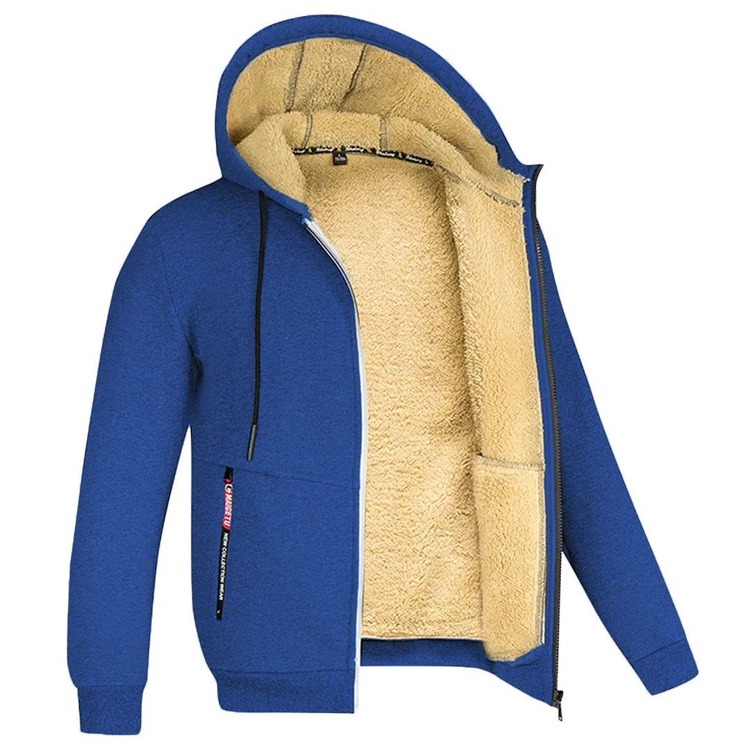 Trendy Lamswollen Jasje met Ritssluiting, Unisex