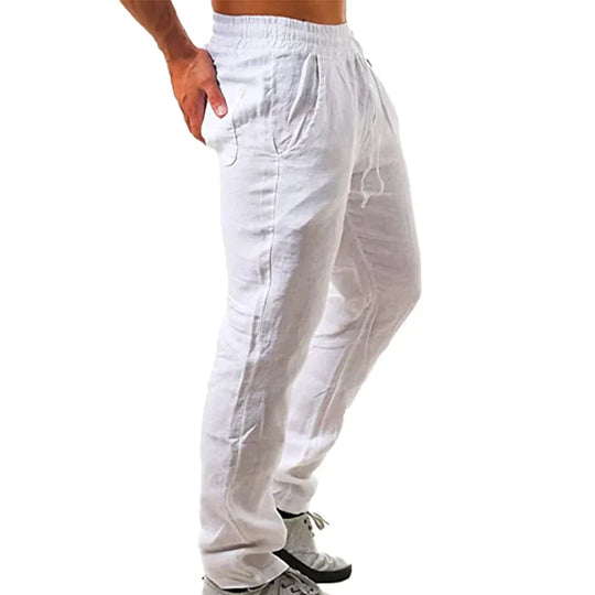 Achille - Heren Linnenbroek Ademend & Comfortabel