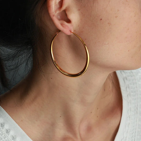 Ilse | Ronde oorbellen met hangertjes