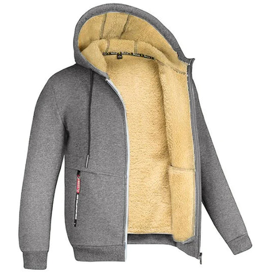 Trendy Lamswollen Jasje met Ritssluiting, Unisex