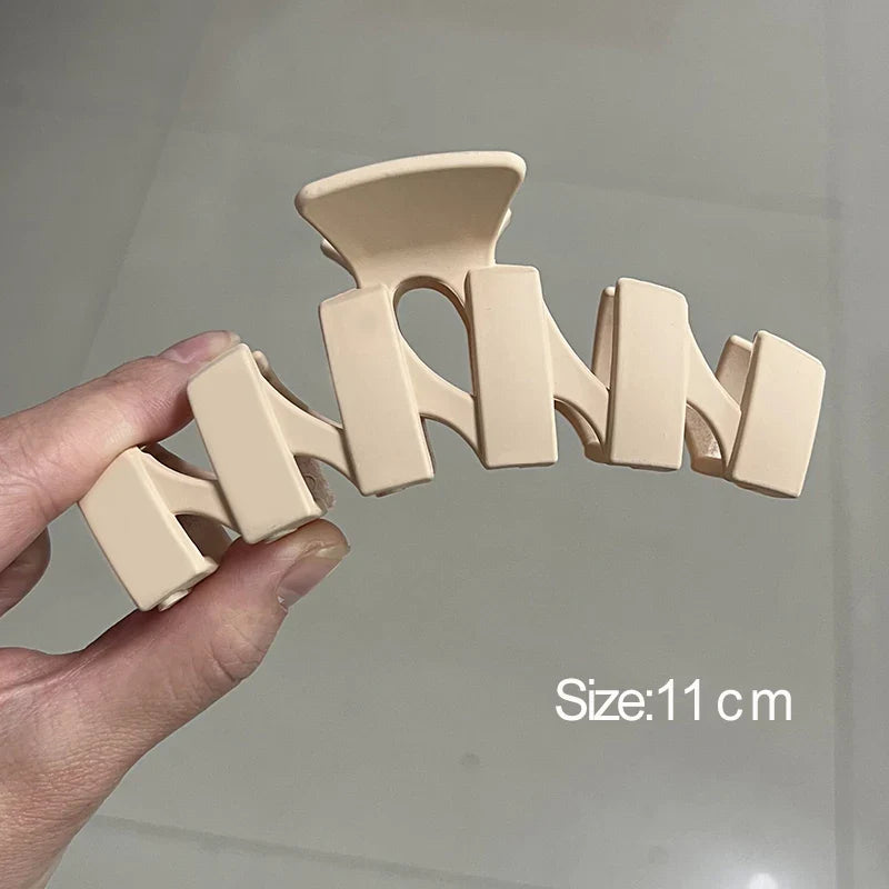 Stijlvolle Acryl Haarspeld in Geometrisch Ontwerp