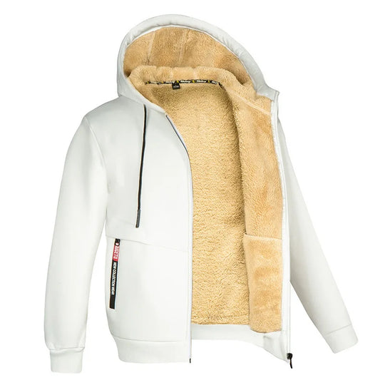 Trendy Lamswollen Jasje met Ritssluiting, Unisex