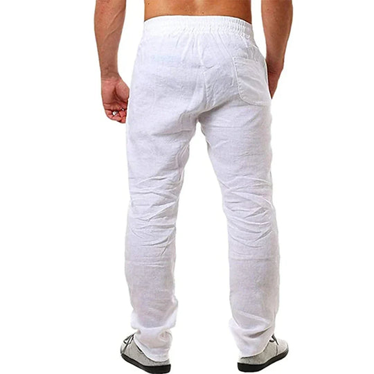 Achille - Heren Linnenbroek Ademend & Comfortabel