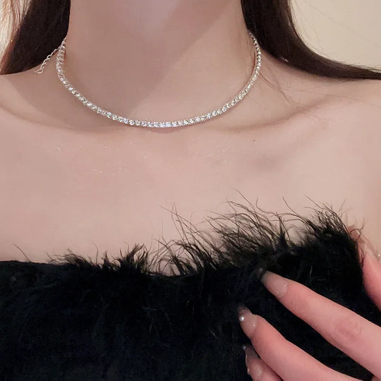 Henriette | Strass Hart Choker