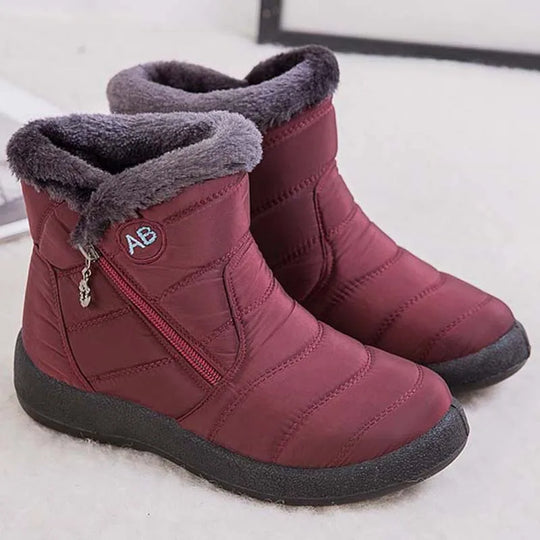 Floravie | Dameswinterlaarzen met Ritssluiting