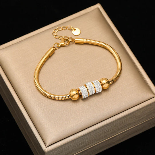Sofie | Verguld Rvs Armband