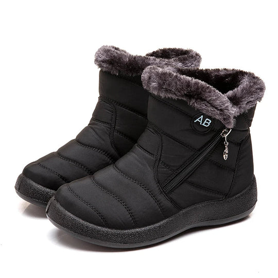 Floravie | Dameswinterlaarzen met Ritssluiting