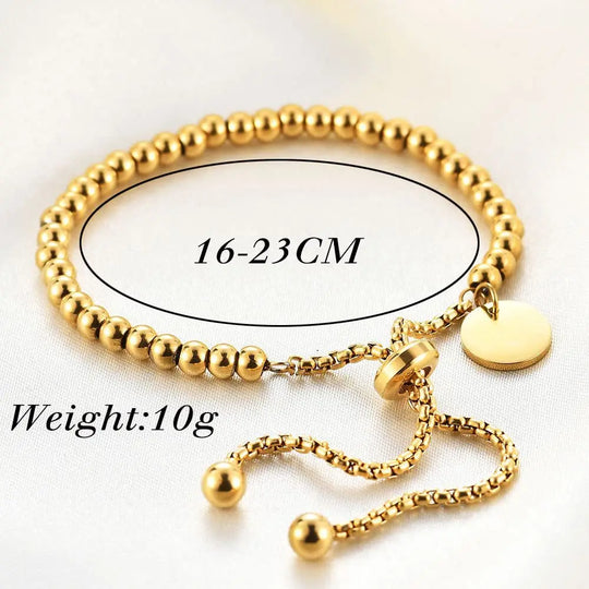 Norina | Gouden Kralenarmband