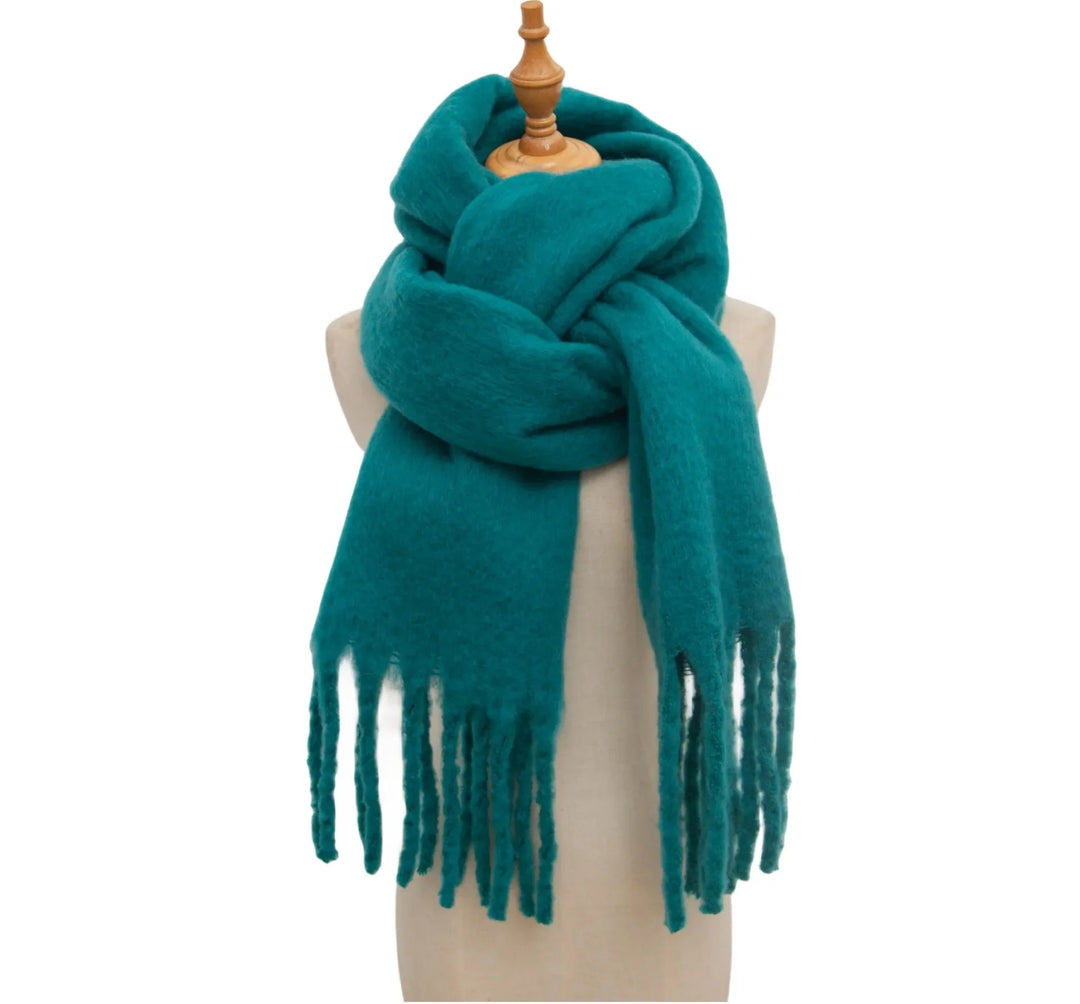 Gwendaira | Luxe Kasjmier Dames Sjaal met Franjes