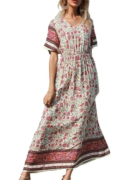 Daisy | Boho Maxi Bloemenjurk