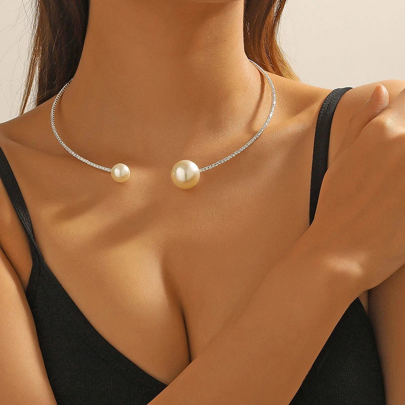 Henriette | Strass Hart Choker