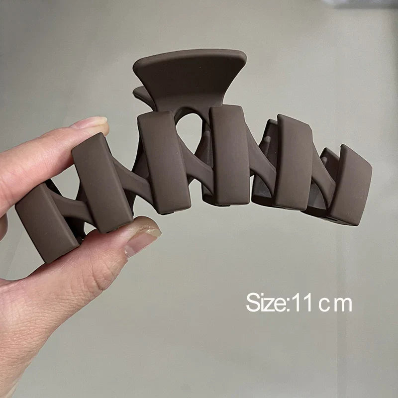 Stijlvolle Acryl Haarspeld in Geometrisch Ontwerp