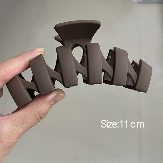 Stijlvolle Acryl Haarspeld in Geometrisch Ontwerp
