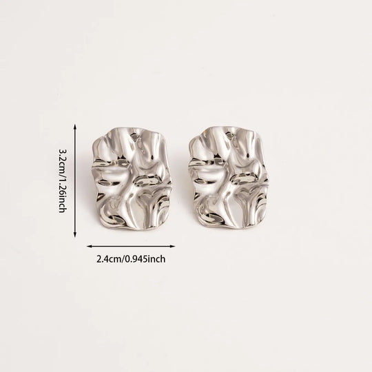 Ingeborg | titanium oorbellen