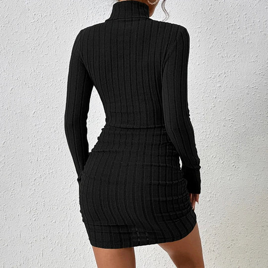 Karolina | gebreide bodycon jurk