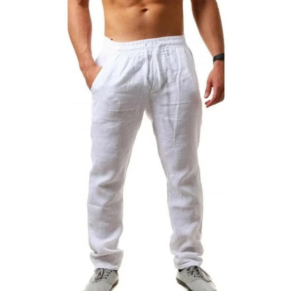 Achille - Heren Linnenbroek Ademend & Comfortabel