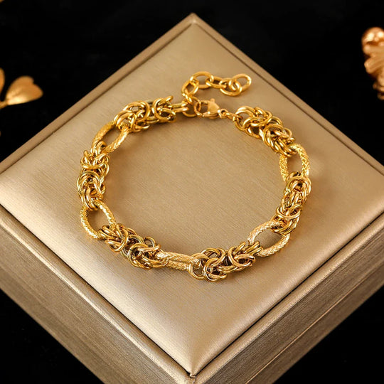 Sofie | Verguld Rvs Armband