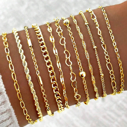Rosalia | 11-delige Set Kralenarmbanden