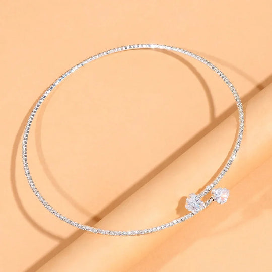 Henriette | Strass Hart Choker