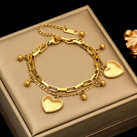 Sofie | Verguld Rvs Armband