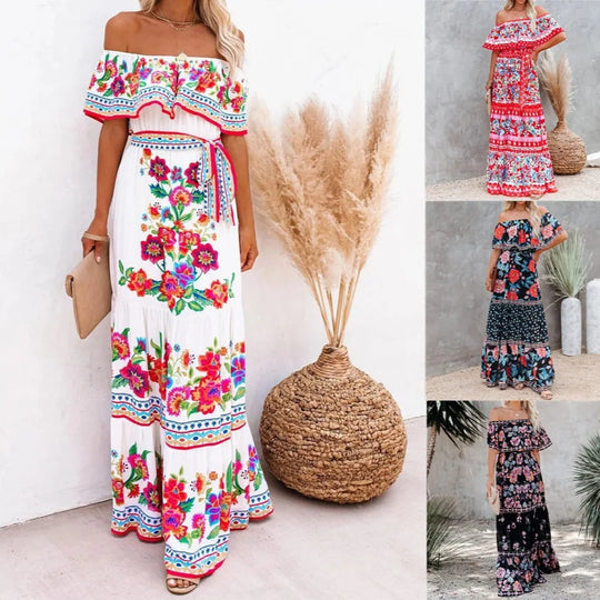 Mime | Zomer Boho Maxi-jurk