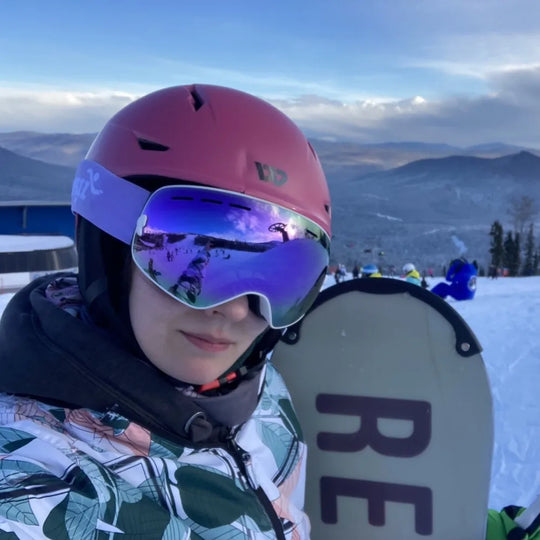 Unisex skibril UV400 anticondens